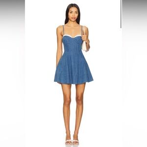 Lovers + Friends Blue Mini Dress